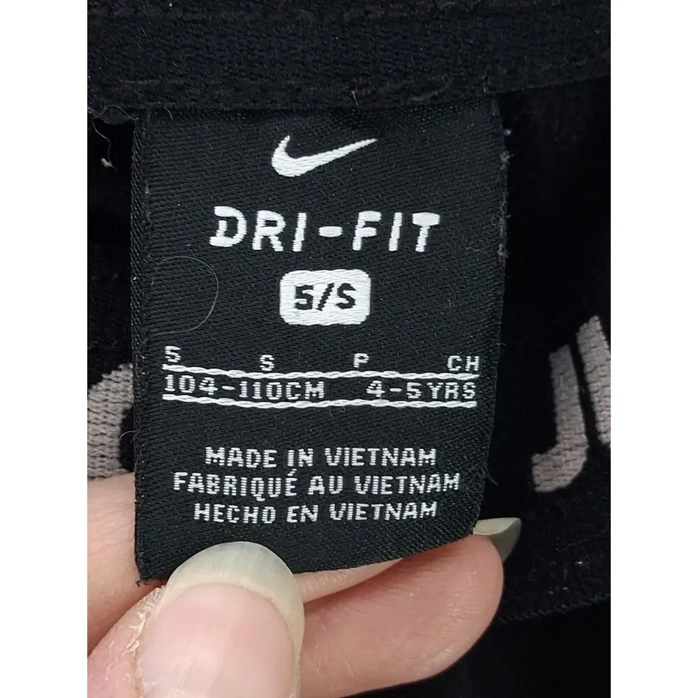 Nike Dri-Fit Therma Youth 4/5 Small Black Athletic Sweatpants